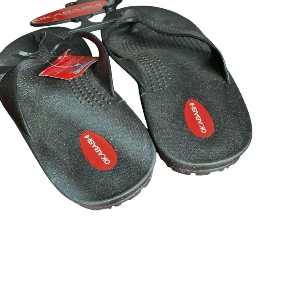 Men’s Black Okabashi Thong‎ Sandals